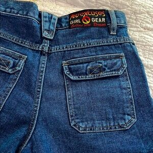 Vintage Y2K Classic Blue Jean Shorts Jorts Women Junior size 9/10 1990s